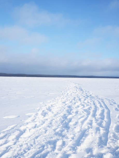 istock Ice on the lake in winter 1211921921