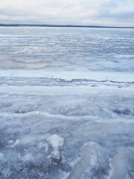 istock Ice on the lake in winter 1211922102