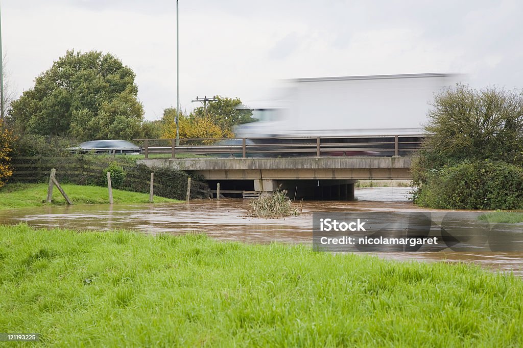 Devon inondazioni - Foto stock royalty-free di Acqua