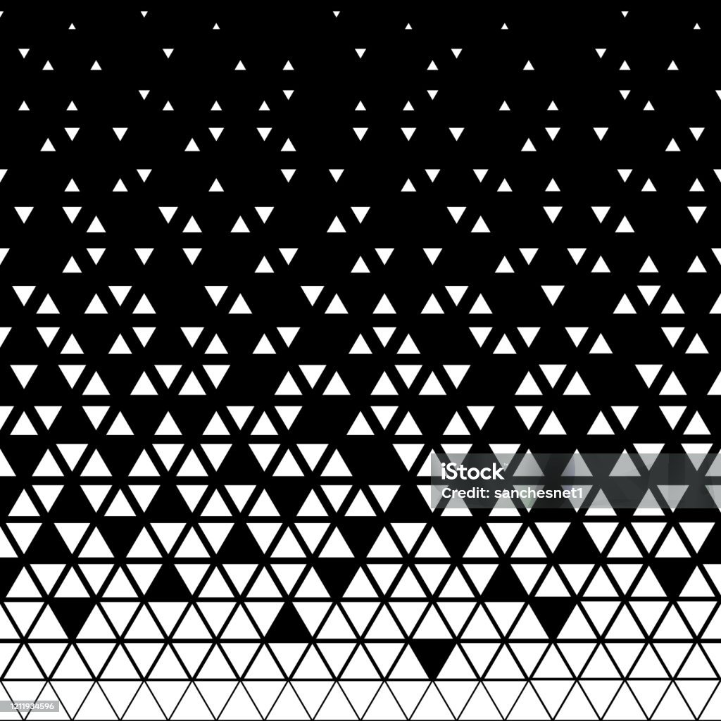 Triangular Geometry Pattern Inverted Triangular Pattern 7 Stock Illustration - Download Image Now - Triangle ...