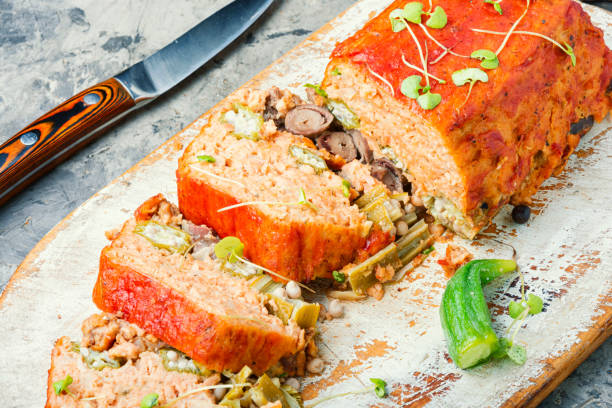 istock Meat terrine or meatloaf. 1211935627
