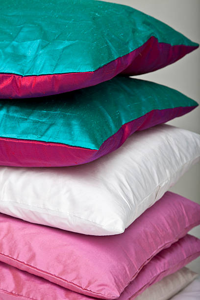 istock Pile of silk cushions 121193769