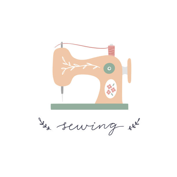 Tailor Sewing Sewing Machine Cartoon Illustrations, Royalty-Free Vector  Graphics & Clip Art - iStock