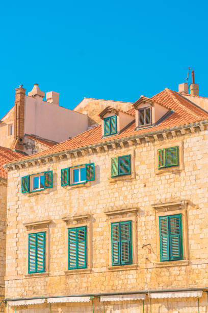 istock Old townhouses in Dubrovnik 1211946720