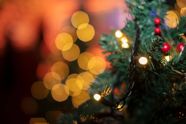 istock Christmas blurred bokeh. Christmas background. 1211950071