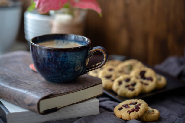 home baked cookies and coffee break