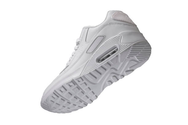 istock Sport shoes. White sneaker on a white background. 1211961067