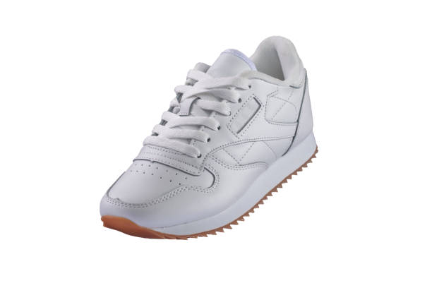 istock Sport shoes. White sneaker on a white background. 1211961092