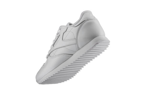 istock Sport shoes. White sneaker on a white background. 1211961098