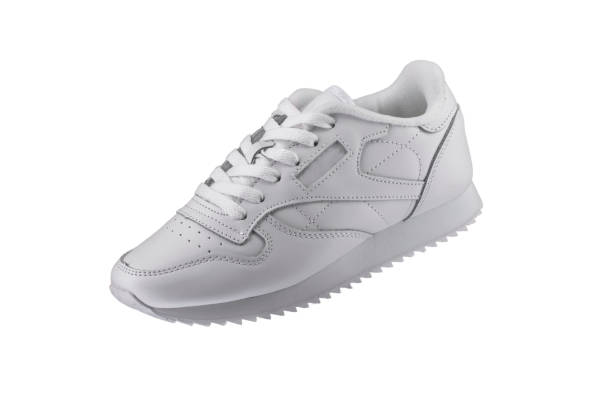 istock Sport shoes. White sneaker on a white background. 1211961120