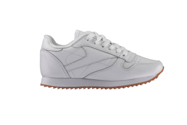istock Sport shoes. White sneaker on a white background. 1211961123