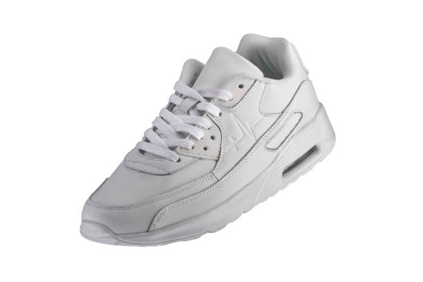 istock Sport shoes. White sneaker on a white background. 1211961217