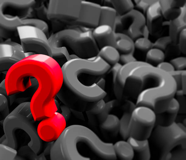 istock Questions and answers. Choose the right question. Question mark. Requests concept. Needs to have answers on a topic. 3d render. Fake news. 1211965950