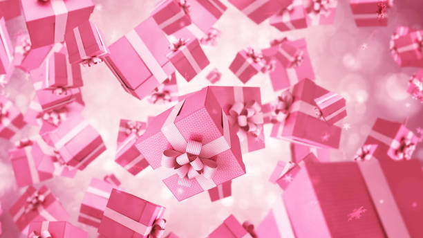 istock Gift Box Pink Color 1211966760
