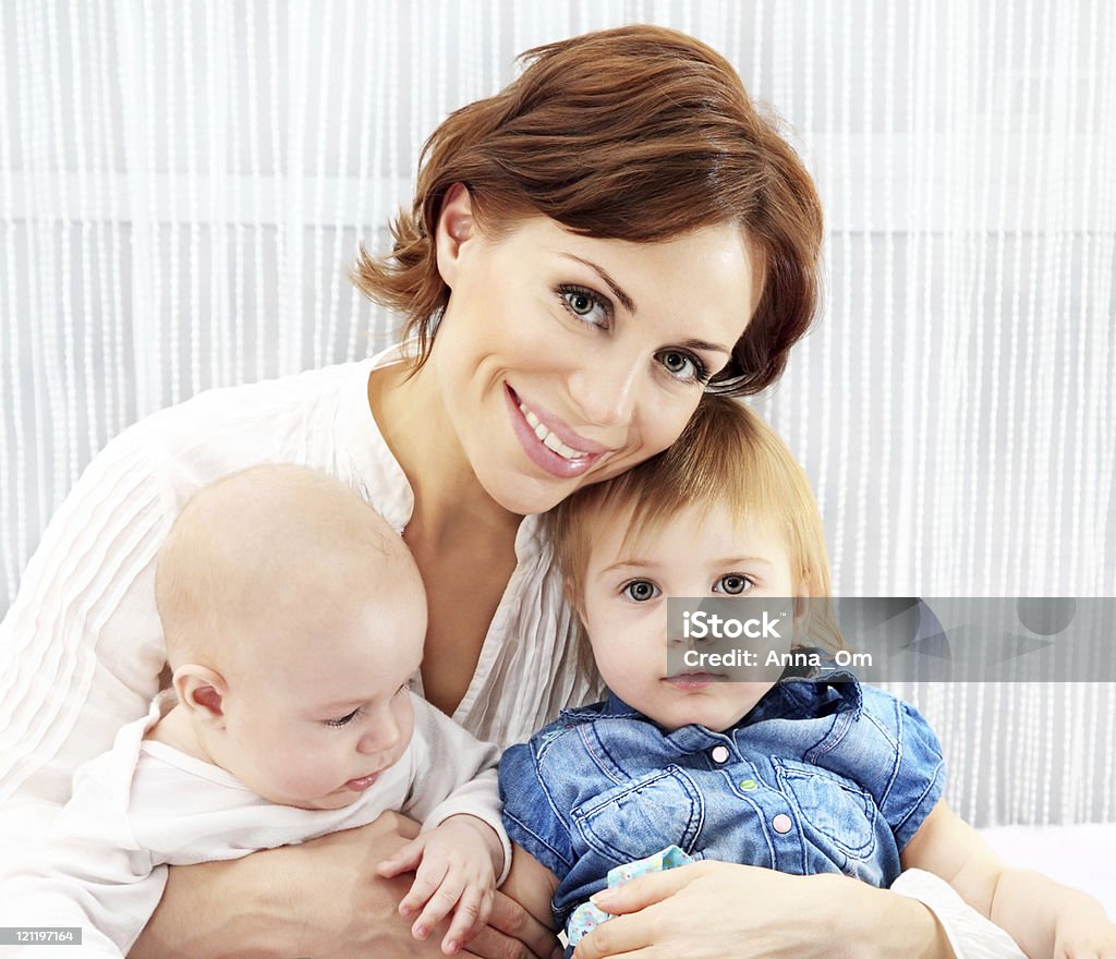 Glückliche Familie - Lizenzfrei Alleinerzieherin Stock-Foto