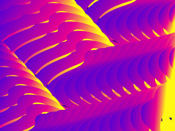 istock Colorful gradient abstract background with geometric fluid shapes. Trendy design template with vibrant gradient colors. Vector illustration 1211972071