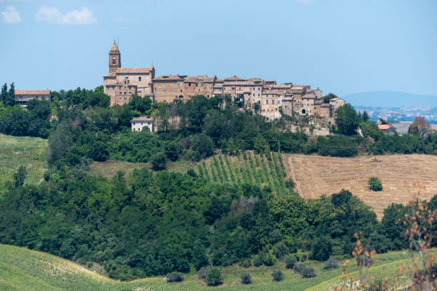 istock Petritoli, old village in Marches, Italy 1211976332