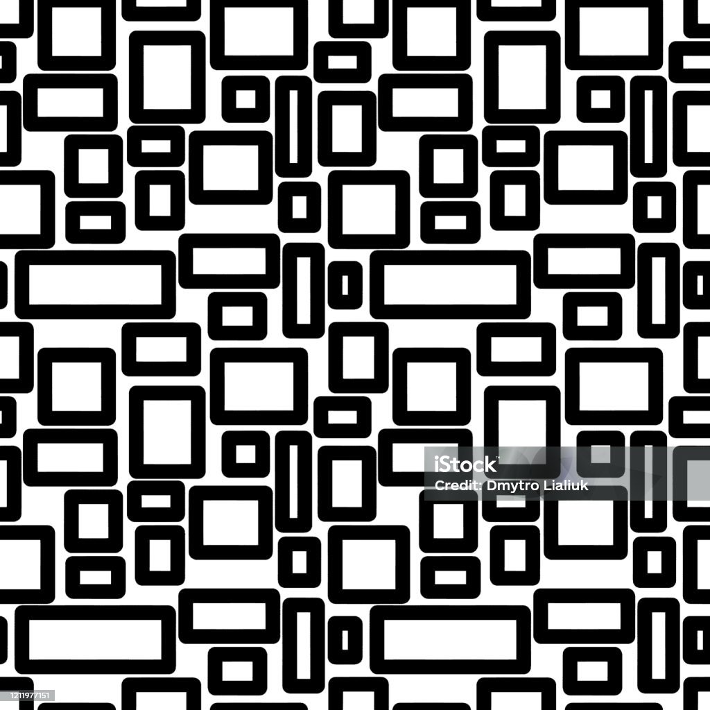 Seamless Pattern Square Rectangle Random Abstract Backdrop Backdrop ...