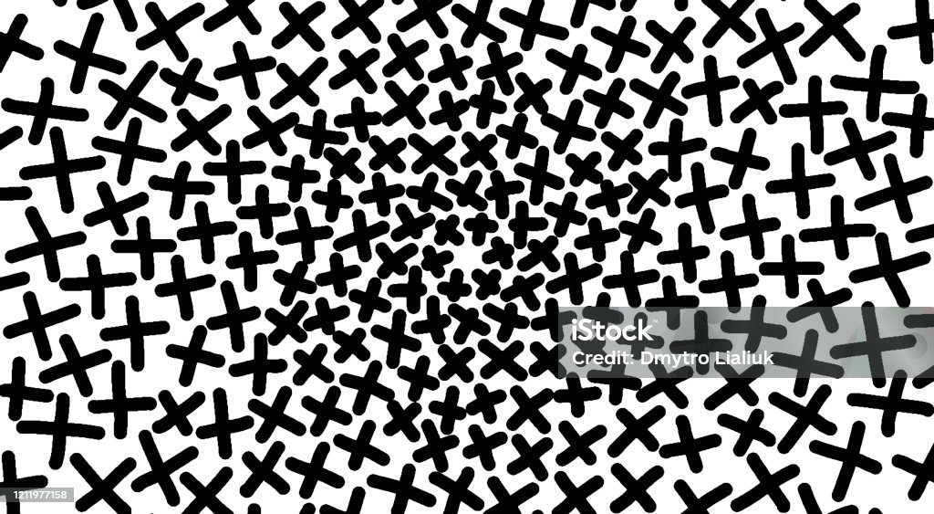 Pattern Crosses Random Abstract Backdrop Backdrop Vector Decorative ...