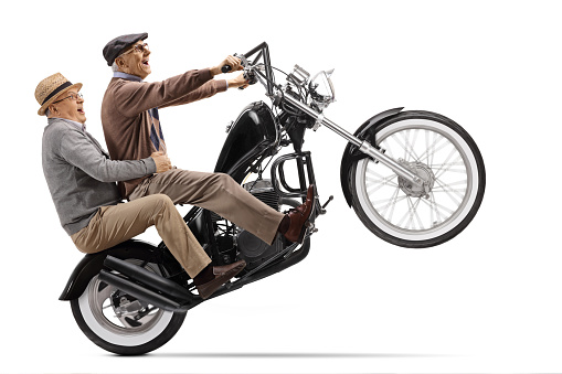 Classic vintage scooter, motor bike or moped isolated on whte. 3d illustration