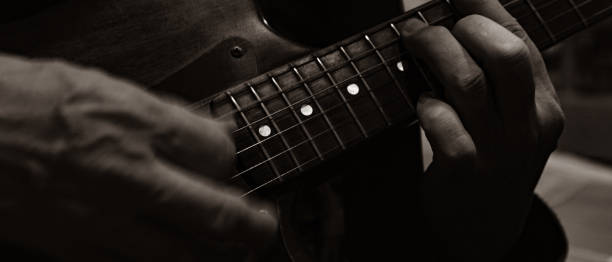 istock Playing electric guitar 1211979958