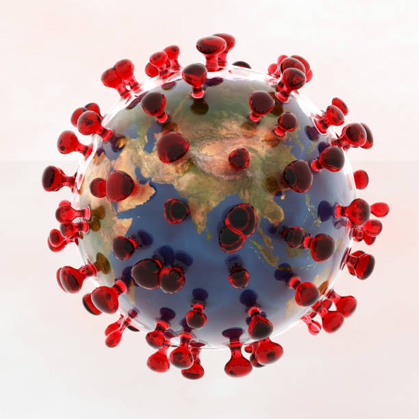 istock Artistic 3D illustration of the coronavirus 1211981239