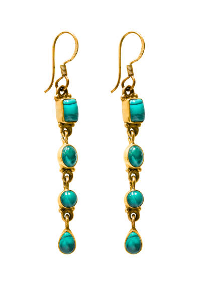 istock Vintage earrings isolated 1211981270