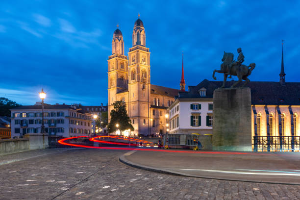 istock Grossmunster churche in Zurich, Switzerland 1211986108