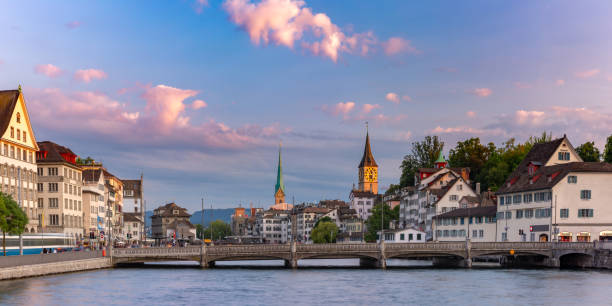 istock Zurich, the largest city in Switzerland 1211986157