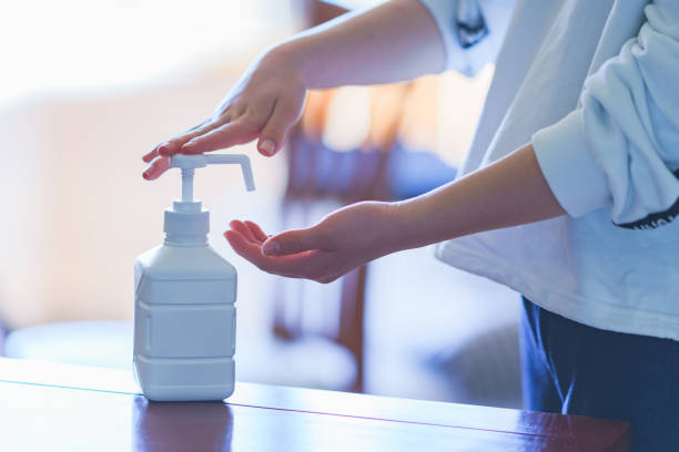 Alcohol bottle spray for anti virus