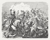 istock Battle of Otumba between the Spaniards and the Aztecs (1520) 1211994045
