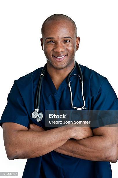 明るいアフリカ系アメリカ人の医療担当者 - 看護士のストックフォトや画像を多数ご用意 - 看護士, 白背景, アフリカ系アメリカ人
