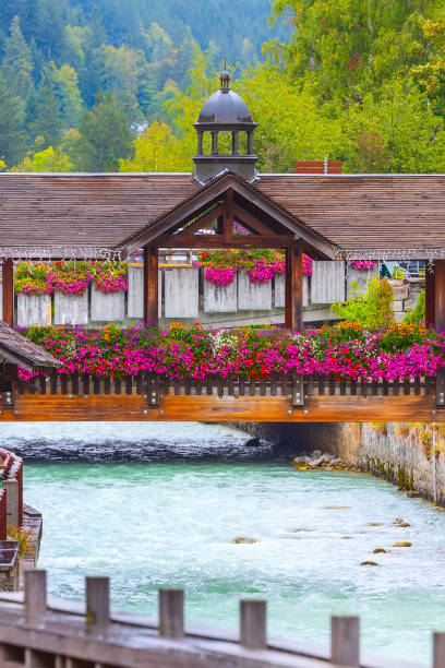 istock River Arve bridge in Chamonix, France 1212016079