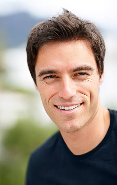 istock Portrait of a smiling handsome young guy 121201682