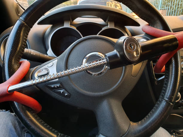 istock Anti-Theft Car Steering Wheel Lock Security 1212025864