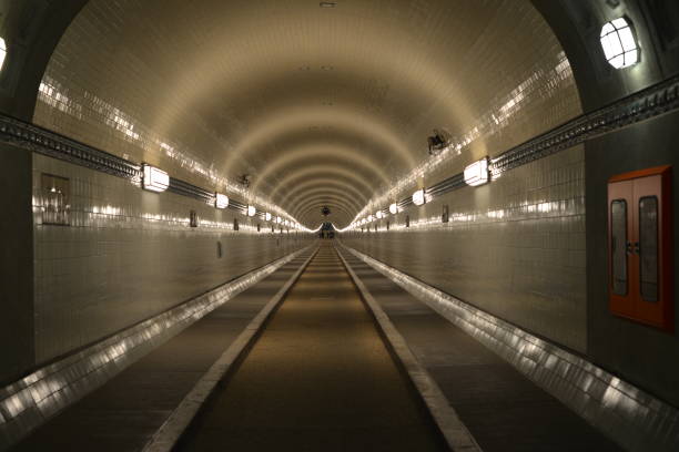 istock Famous Elbe Tunnel in Hamburg 1212030074