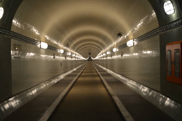 istock Famous Elbe Tunnel in Hamburg 1212030085