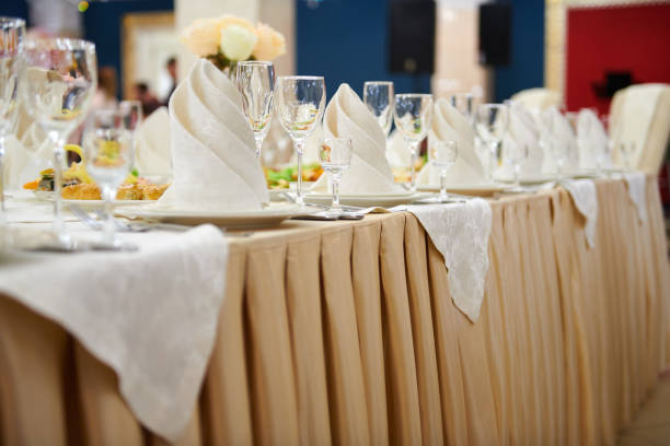 istock a table set in the restaurant, food and drink 1212034304