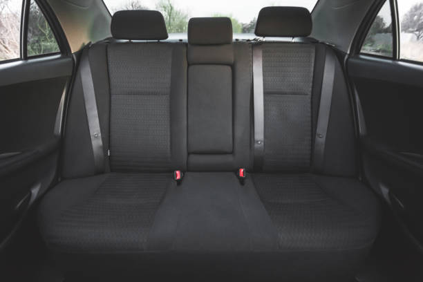 istock Car interior, part of back seats, close 1212042373