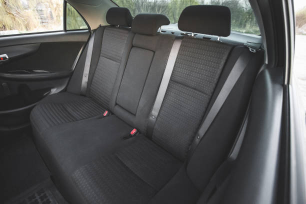 istock Car interior, part of back seats, close 1212042401