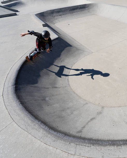istock Young Boy at the Skatepark 1212046745