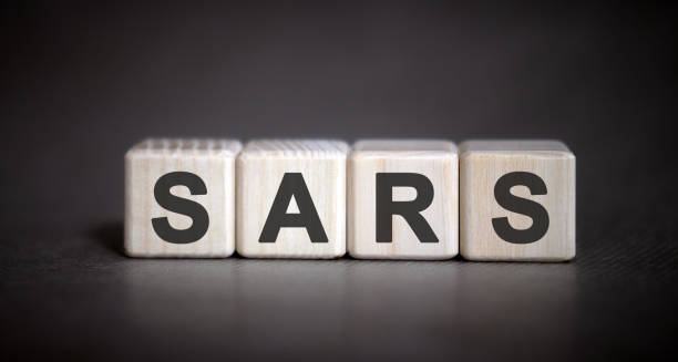 istock Sars- medical concept on a dark background 1212058455