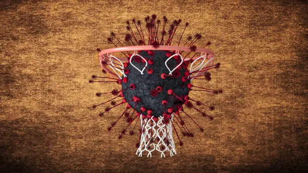 Coronavirus canceled the NBA Basketball Games