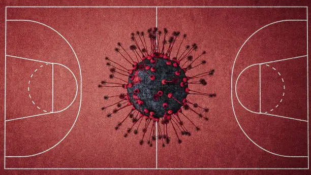 Coronavirus canceled the NBA Basketball Games