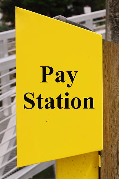pay station stock photo