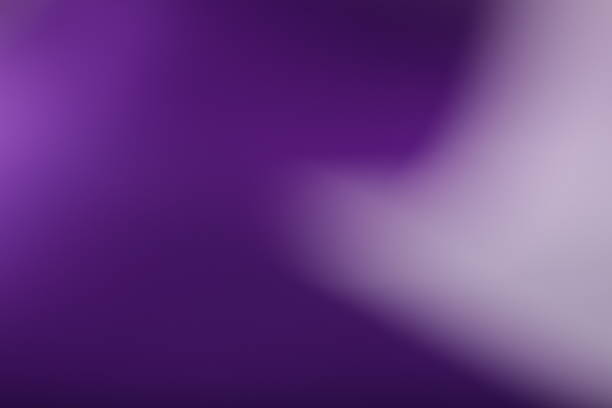 istock Abstract defocused purple satin ribbon for background 1212069374