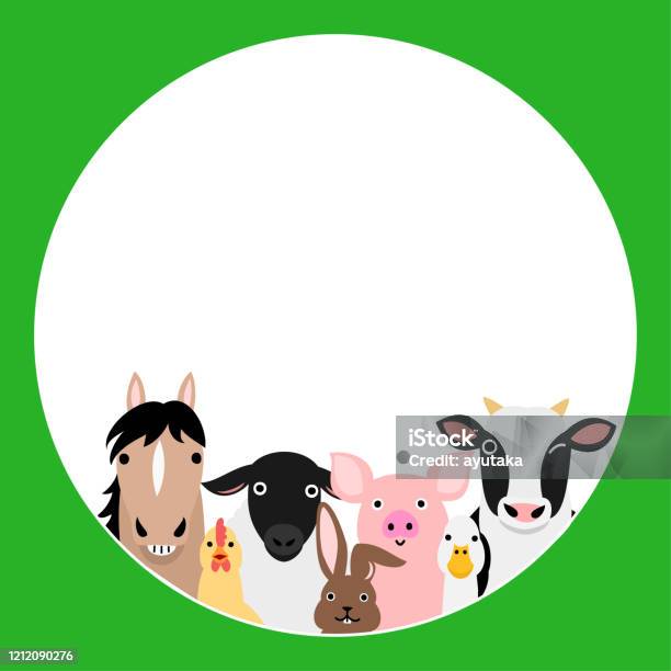 Farm Animals In Round Frame Design Stock Illustration - Download Image Now - Livestock, Frame - Border, Cartoon - iStock Farm Animals In Round Frame Design Stock Illustration - Download Image Now - Livestock, Frame - Border, Cartoon - iStock