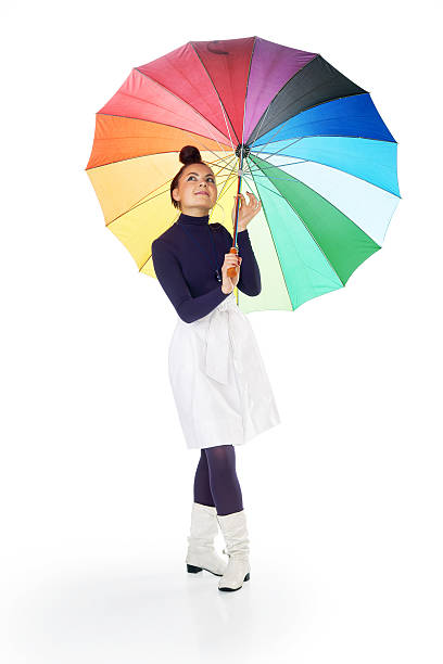 istock Girl with umbrella 121209349