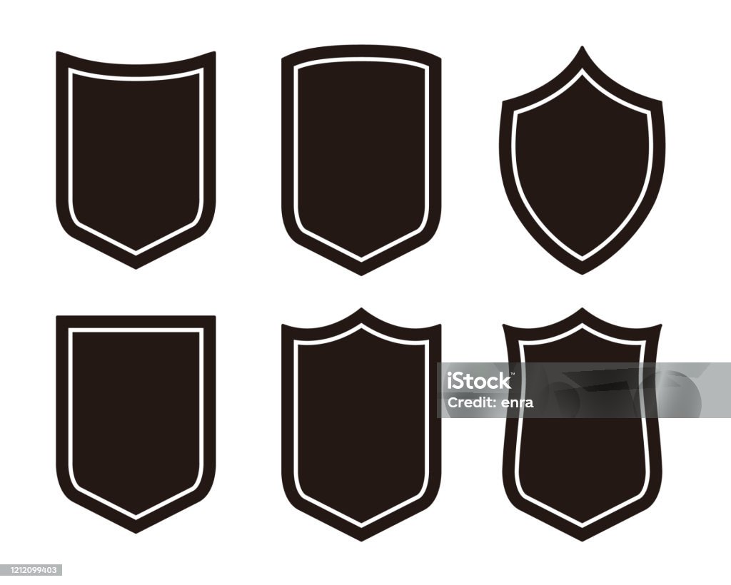 Generic Emblems Various Emblems Vector Illustration Set Stock Illustration - Download ...