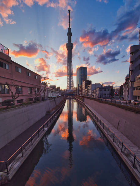 istock The top skytree of Japan 1212107472